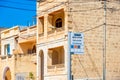 Bus Stop in Marsaxlokk Malta