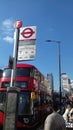 Bus stop south london uk. Royalty Free Stock Photo