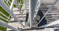 Bus Stop Stairs Shadow Krumbach Fuijmoto Royalty Free Stock Photo