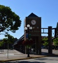 Bus Terminal in Downtown Eugene, Oregon Royalty Free Stock Photo