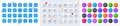 Bus, Timer and Search text line icons. For web app, printing. Line icons. Vector Royalty Free Stock Photo