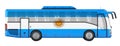 Bus travel in Argentina, Argentinean bus tours, concept. 3D rendering