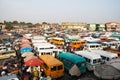 Bus and tro-tro station at Kaneshi, Accra, Ghana