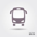 Bus vector icon Royalty Free Stock Photo