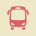 Bus vector icon Royalty Free Stock Photo