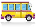 Bus vector illustration Royalty Free Stock Photo