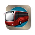 Bus. Vector illustration decorative design Royalty Free Stock Photo