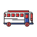 bus. Vector illustration decorative design Royalty Free Stock Photo