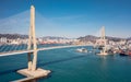 Busan Harbor Bridge Royalty Free Stock Photo