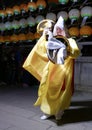 Busan, Korea-May 4, 2017: Religious Performers at Samgwangsa Temple Royalty Free Stock Photo