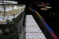 Busan, Korea-May 4, 2017: Samgwangsa temple decorated with lanterns