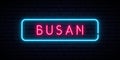 Busan neon sign.