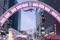 Archway at entrance to Busan International Film Festival BIFF Square, cultural attraction in Nampodong, Busan, South Korea