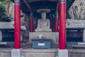 Buddha statue inside of Haedong Yonggung Temple