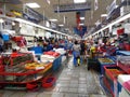 Fresh fish shops in Busan Jagalchi Market