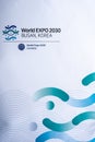 Busan World Expo 2030 candidature promotional poster