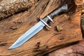 Knife buschcraft for survival, adventure and wilderness life.