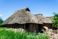 Busdorf, Germany - September 01, 2021: Viking village at the viking museum Viking Museum Haithabu