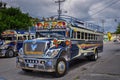 Buses are given a second life in Guatemala City, Guatemala