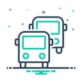 Mix icon for Buses, transport and commercial