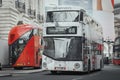 Buses model New Routemaster that make up public transport from London
