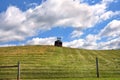 Bush Hogging Large Field in Tennessee Royalty Free Stock Photo