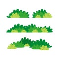 The bush icon. Simple vector flat illustration on a white background