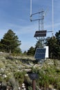 Bush Mountain radio repeater station near Bush Mountain Royalty Free Stock Photo