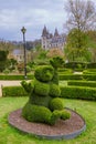 Bush sculpture in park - Durbuy Belgium