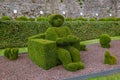 Bush sculpture in park - Durbuy Belgium