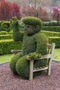 Bush sculpture in park - Durbuy Belgium