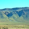 bush in valley morocco africa the atlas dry mountain Royalty Free Stock Photo