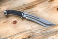 Knife bowie for buschcraft, survival, adventure and wilderness life.