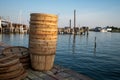 Bushel baskets for Maryland blue crabs Royalty Free Stock Photo