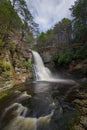 Bushkill Falls from below Royalty Free Stock Photo