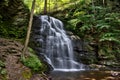 Bushkill Falls in the Pensylvania Pocono Mountains Royalty Free Stock Photo