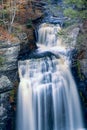 Bushkill falls in the pocono mountains of pennsylvania Royalty Free Stock Photo