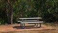 Bushland Picnic Table And Seating Royalty Free Stock Photo