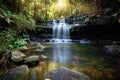 Bushland waterfall and oasis Royalty Free Stock Photo