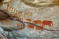 Bushman cave paintings in Cederberg