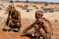 Bushman hunters Royalty Free Stock Photo