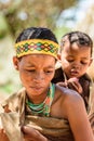 Bushman people in Namibia