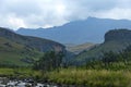 The Bushmans River valley in Giants Castle KwaZulu-Natal nature reserve
