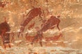 Bushmen rock painting