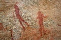 Bushmen Rock Paintings Royalty Free Stock Photo
