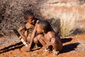 Bushmen sun children