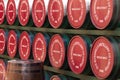 Bushmills whisky wooden casks. Ireland