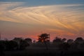 Bushveld sunset with interesting cloud formations. 3610