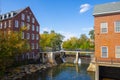 Busiel Seeburg Mill in Laconia, New Hampshire, USA Royalty Free Stock Photo