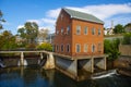 Busiel Seeburg Mill in Laconia, New Hampshire, USA Royalty Free Stock Photo